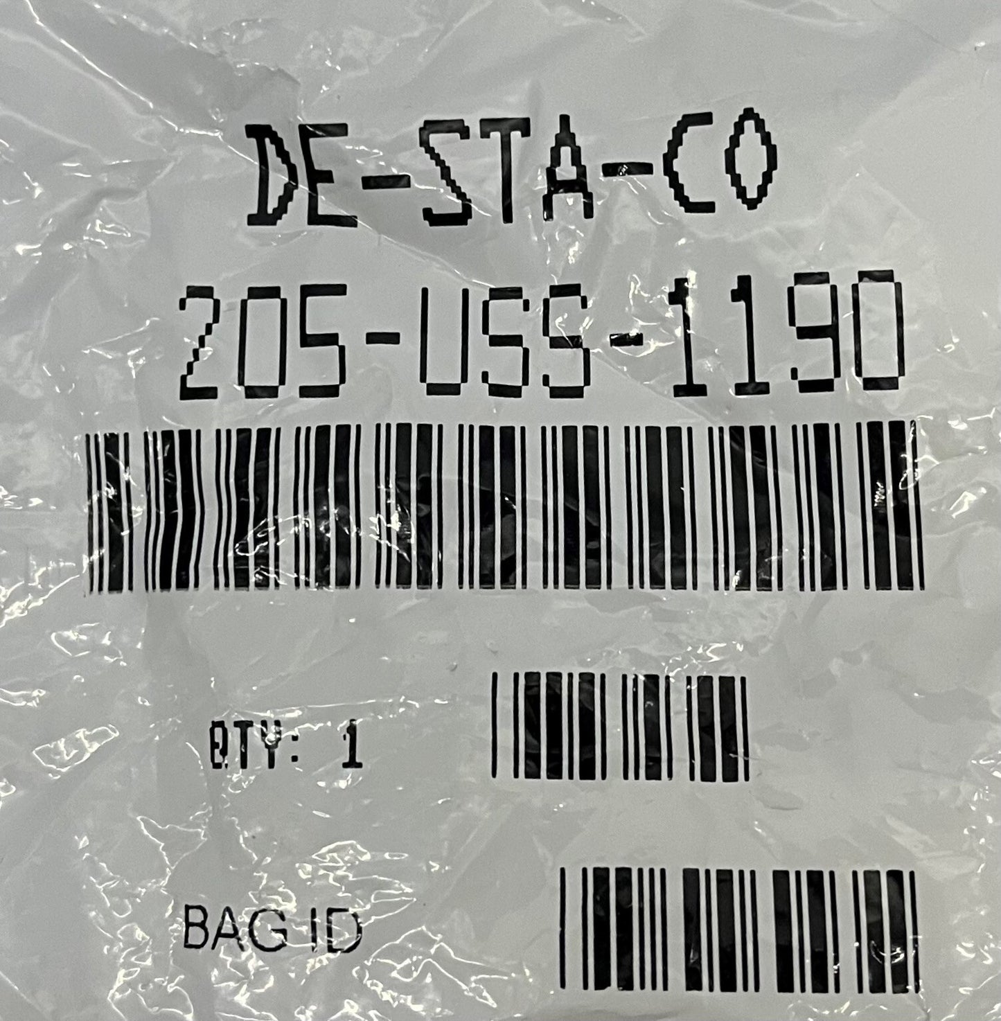 DE-STA-CO 205-USS-1190 PINCE DE MAINTIEN MANUELLE HORIZONTALE LOT DE 3