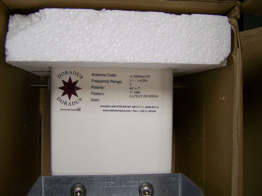 Antenne sectorielle haute performance Stella Doradus 35 SD9860NV 17,5 dBi 3,3-3,6 GHz