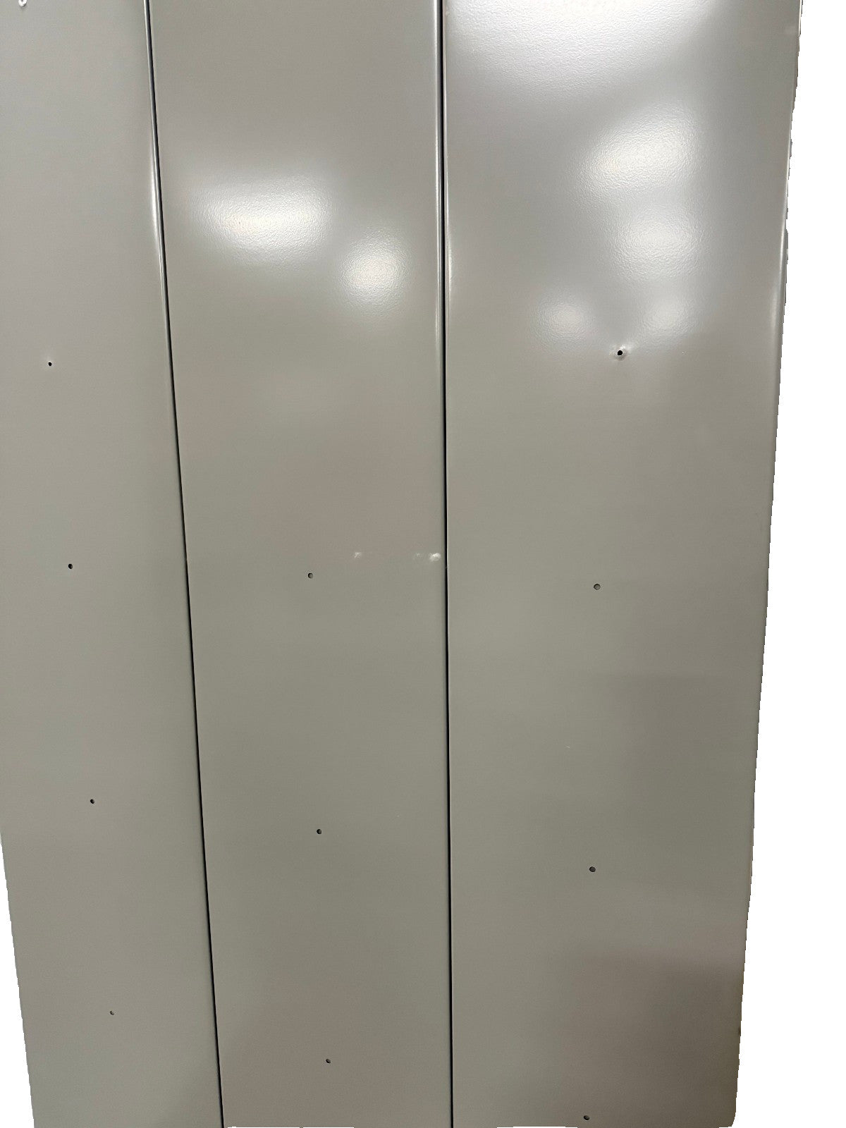 36 x 78 x 12 Uline 6 Tier Assembled Steel Lockers 3 Wide 18 Doors Total