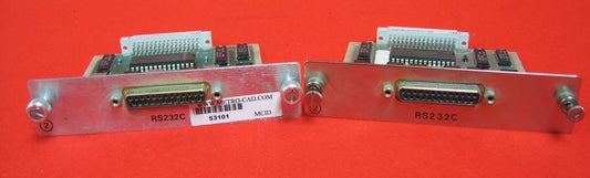 MICRO AUTOMATION DICING B-2448-D3 RS-232C I/O BOARD MODULE SOLD AS "1 LOT OF 2"