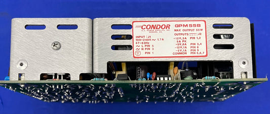 CONDOR GPM55B VOEDING 55W MAXIMALE UITGANG 12V 3A 5V 6A