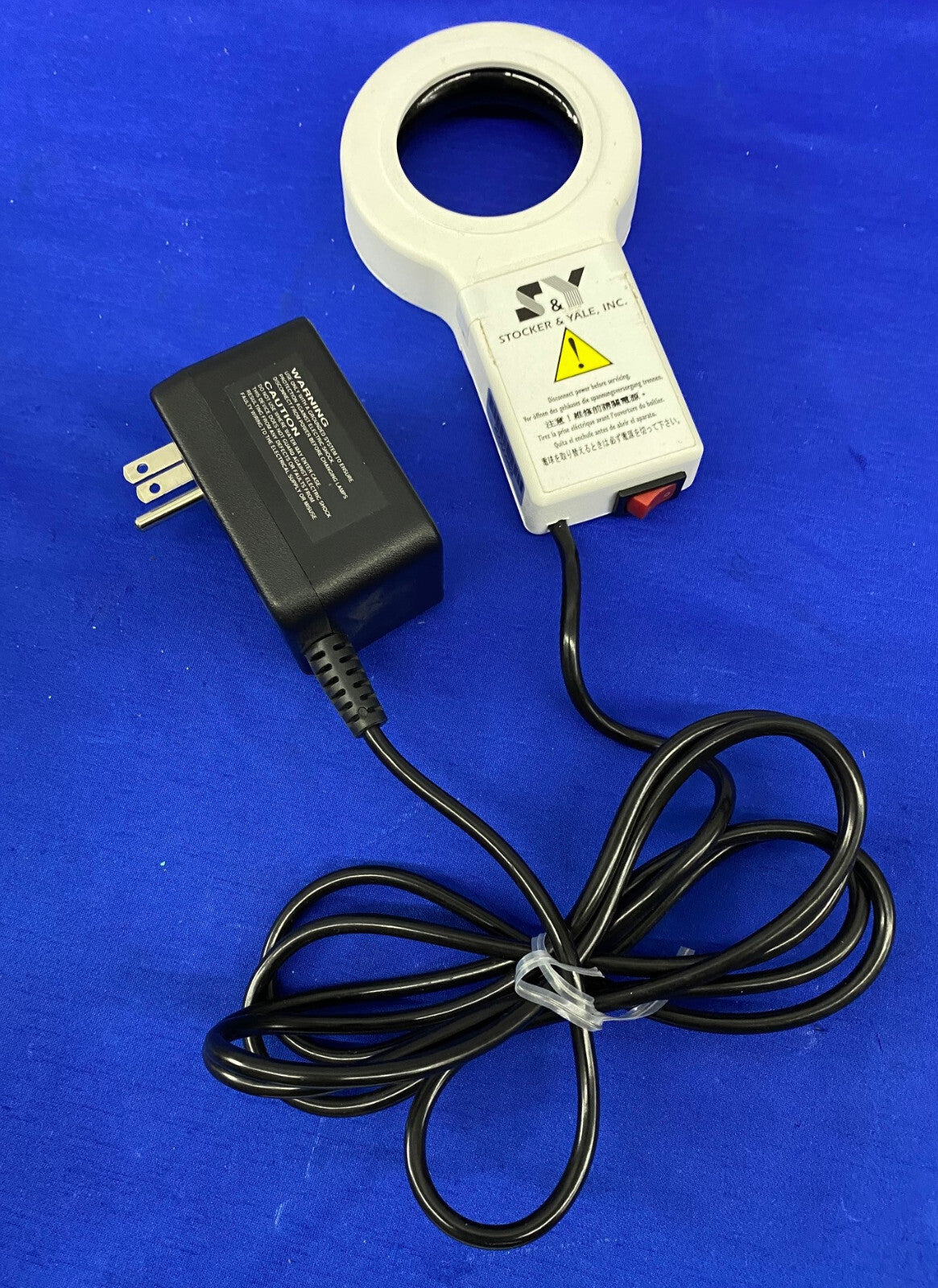 ANILLO DE LUZ PARA MICROSCOPIO ILUMINADOR STOCKER & YALE VISION CON LUZ NEGRA 973-365