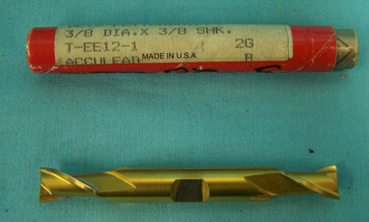 BRUBAKER TOOL CORPORATION 86114 HSS TTT NIT DE.2 FLT. エンドミル 3/8 DIA X 3/8 SHK