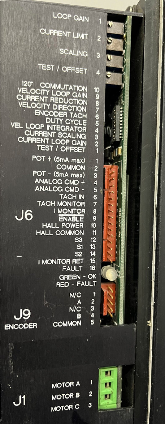 KOLLMORGEN SILVERLINE ROL-20012-0000 SERVO AMPLIFICATORE ANALOGICO A LINEA - PARTI