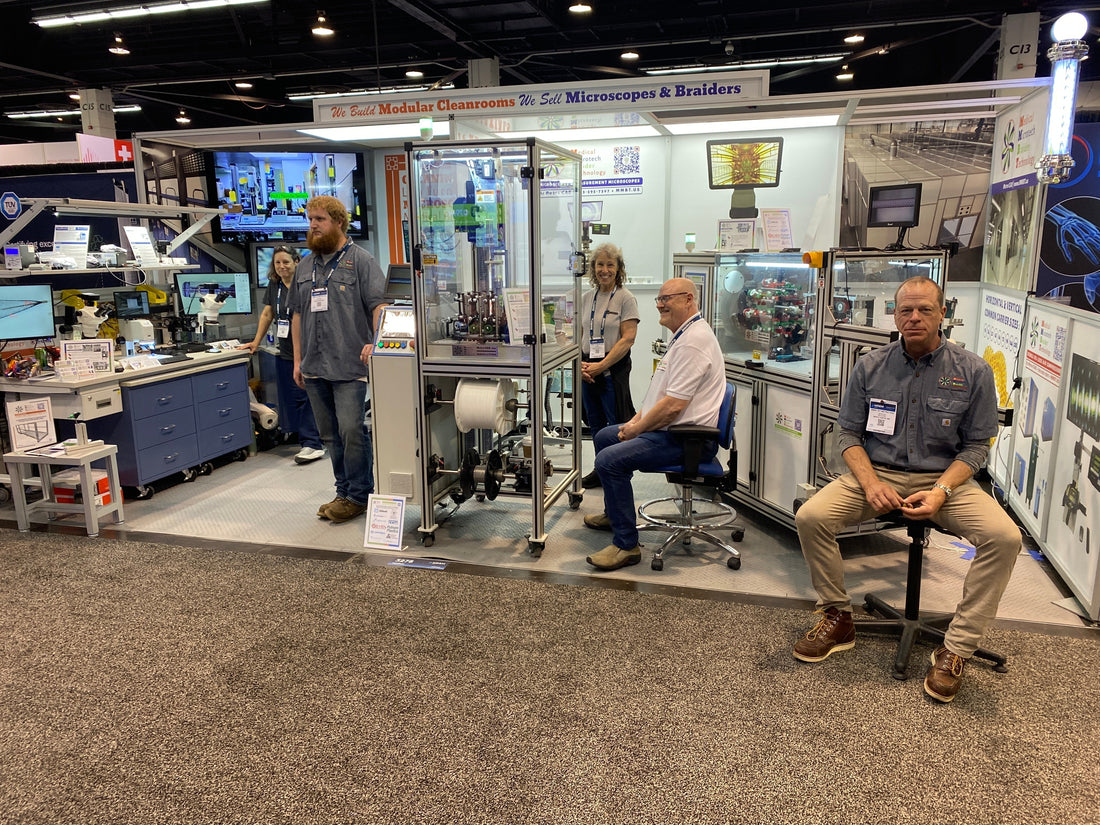 mmbt by metro cad at md&m midwest braiders microscopes and the employees