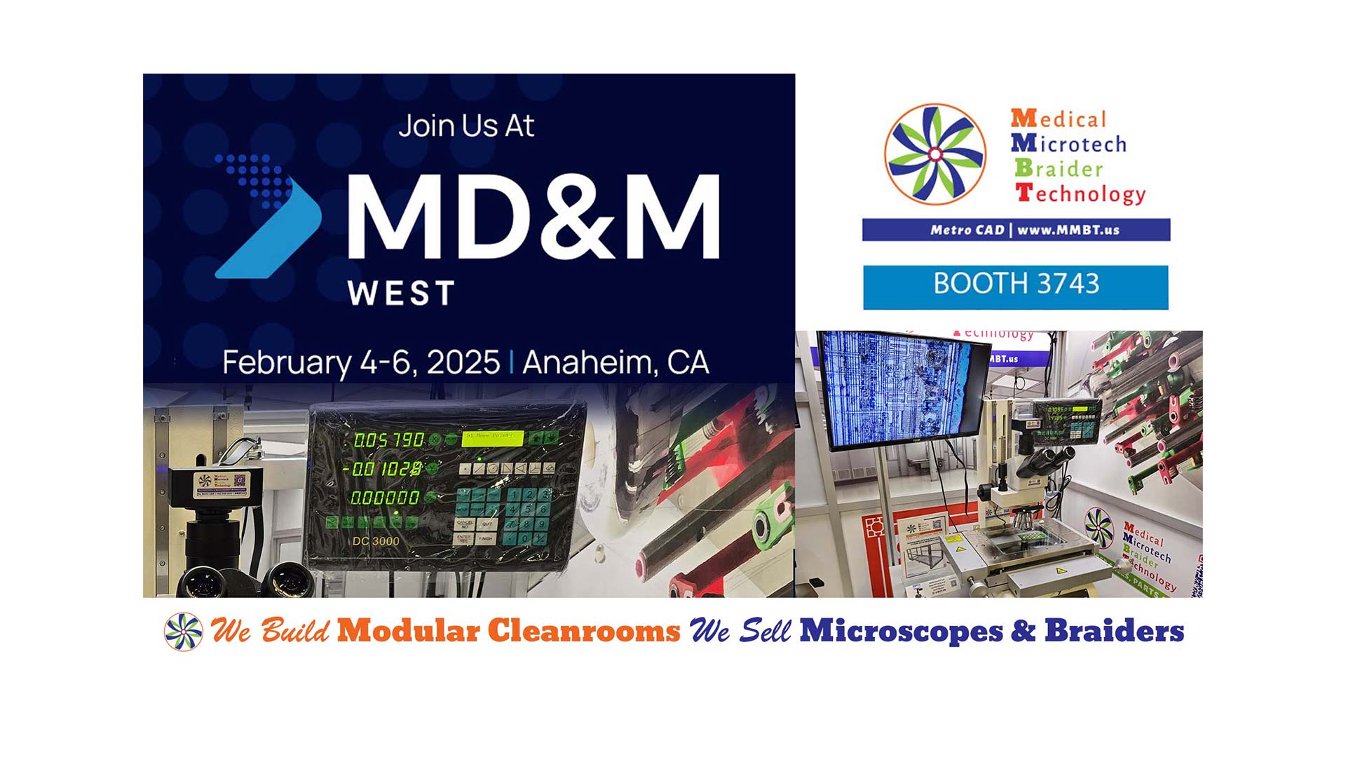 MMBT Measurement Microscopes Demo at MD&M West Booth 3743 XY XYZ Scope ...