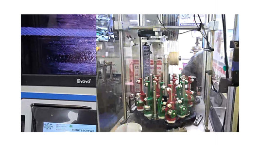 mmbt 16 carrier vertical braider 11 micron by 33 micron braid close up