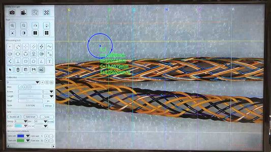 mmbt hdmi microscope camera with grid lines