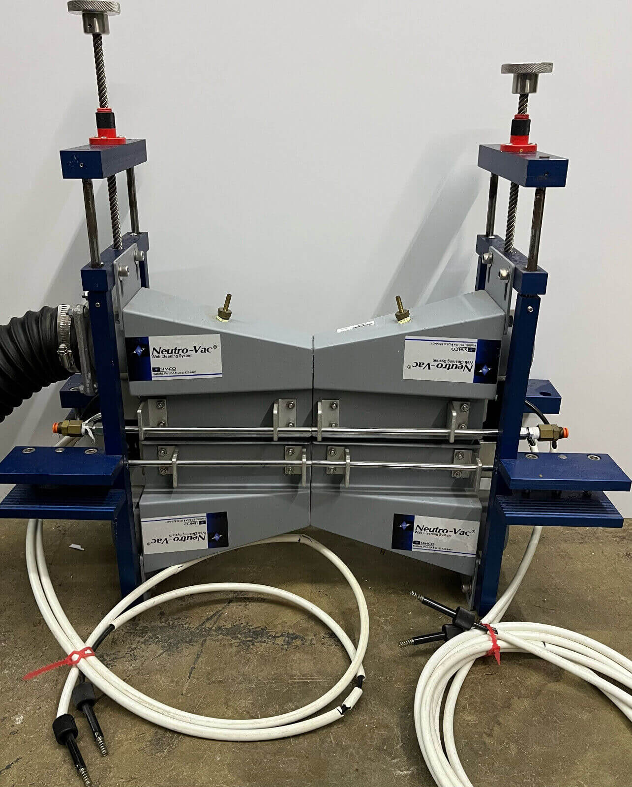 SIMCO STATIC CONTROL MODEL NWS 12 NEUTRO-VAC WEB CLEANING SYSTEM