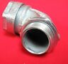 O-Z GEDNEY 4Q-9100 1"  90 DEG CONDUIT CONNECTOR  ELBOW LIQUID TIGHT,1 LOTof 11