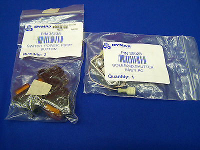 DYMAX 35138 SWITCH (1 PKG QTY 3) & 35928 SOLENOID (1 PKG QTY 1)