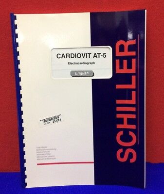 SCHILLER USER GUIDE CARDIOVIT AT-5 ELECTROCARDIOGRAPH MANUAL