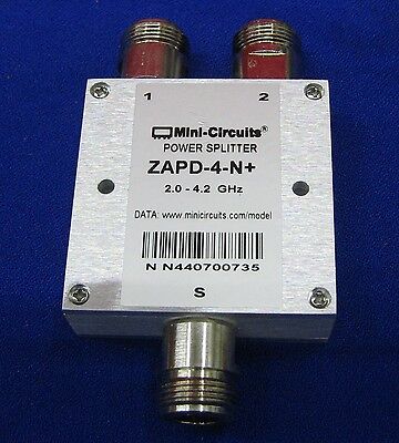 DIVISOR DE POTENCIA MINICIRCUITOS ZAPD-4-N+ 2.0-4.2 GHz