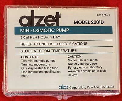 Alzet Mini-Osmosepumpe Modell 2001D 8,0 ul Liste 4714-0