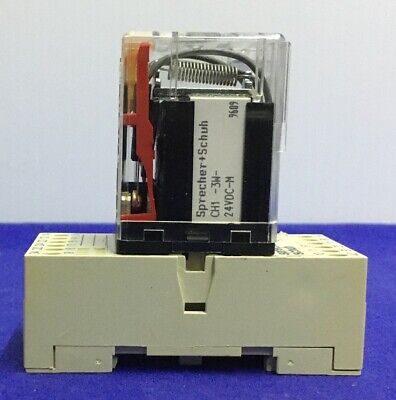 SPRECHER+SCHUH CH1-3W-24VDC-M / CH13W24VDCM RELAY & CH 1-S3U / RELAY SOCKET