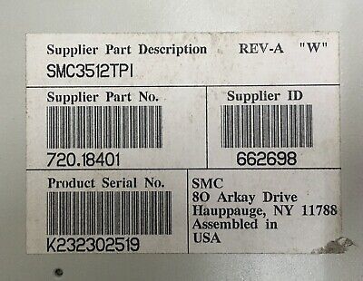 SMC® ELITE 3512TP SMC3512TPI SMC35121TP 10BASE-T KONZENTRATOR 12 PORT