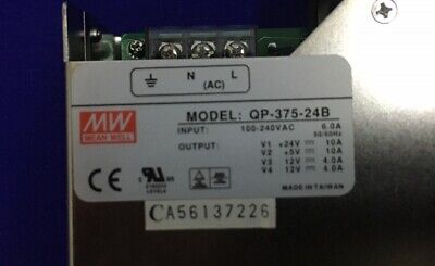 MW / MEANWELL / MEAN WELL QP-375-24B / QP37524B POWER SUPPLY