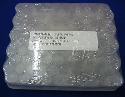 COLE-PARMER 98722-01 VIALS AUTOSAMPLER CLEAR NEW 100/PK CLEAR W/GRAD 2mL