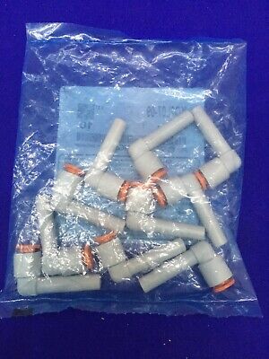 1 PACKAGE CONTAINING QTY 10 - SMC KQ2L07-09 FITTINGS MALE ELBOW