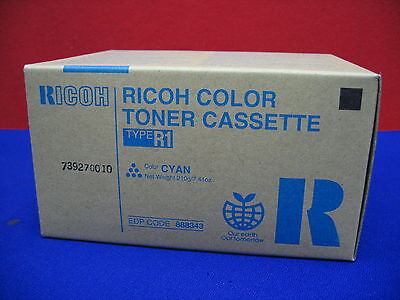 Ricoh Typ R1 Tonerkassette Cyan, Karton mit Prägung 739270010, Teile-Nr. 888343