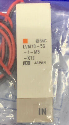 SMC LVM10-5G-1-M5-X12 VALVE CHEMICAL 2-PORT