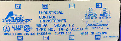 ACME Industrie-Steuertransformator TA-2-81210 50VA 50/60Hz