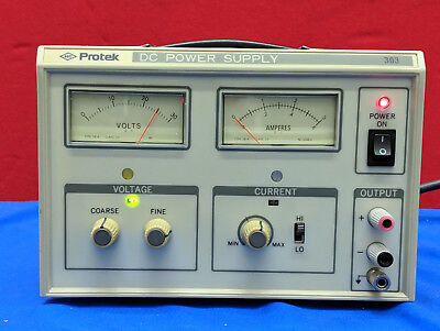 PROTEK 303 DC POWER SUPPLY ITEM IS USED