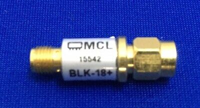 MCL 15542 / BLK-18+ RF CONNECTOR MINI-CIRCUITS DC-BLOCK 50 OHM 3 0628