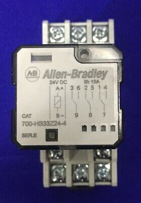 Allen-Bradley Allen Bradley AB 700-HB33Z24-4 SER E RELÉ DE USO GENERAL 