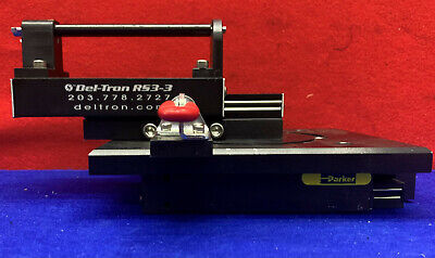 Del Tron RS3-3 Crossed Roller Slide w/ Parker 4450-DM Slide and rotation fixture