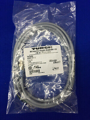 CONJUNTO DE CABLES TURCK WAKW 4.5T-2 / WAKW45T2 DE 2 METROS DE LONGITUD