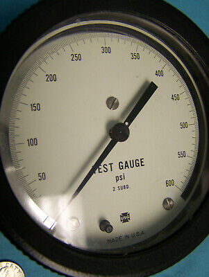 USG MODEL DHE A600 600 PSI TEST GAGE