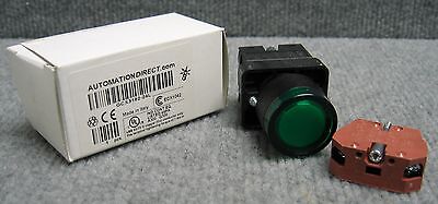 PULSADOR DE ENCENDIDO Y APAGADO VERDE AUTOMATIZACIÓN DIRECTA GCX3192-24L 