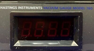 Hastings Instruments Vacuum Gauge 760 110-220 VAC - MISSING MOUNTING CLIPS