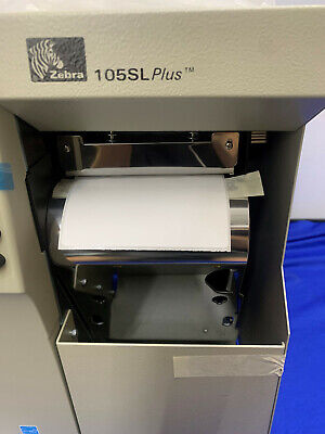 ZEBRA 105SLPLUS BARCODE LABEL PRINTER PART NUMBER ON BOX 103-801-00200