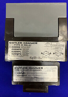 RELÉ TIPO M CUTLER-HAMMER D26MB CON D26MD / D26MPF