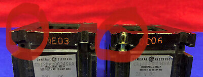 1 Lot of 2 GE General Electric Industrial Relay CR120AD00349AA 28VDC Series A