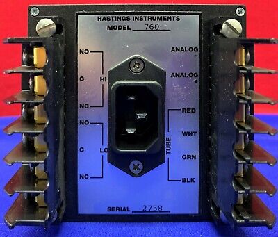 Hastings Instruments Vacuum Gauge 760 110-220 VAC - MISSING MOUNTING CLIPS