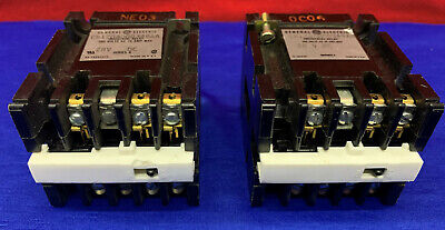 1 Lot of 2 GE General Electric Industrial Relay CR120AD00349AA 28VDC Series A