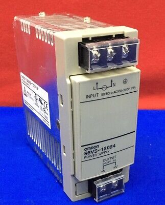 OMRON S8VS-12024 POWER SUPPLY 24 Volt DC output 120V AC in