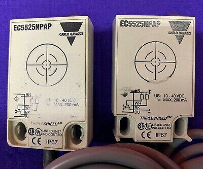 Menge 2 - Carlo Gavazzi EC5525NPAP Kapazitive Näherungssensoren 