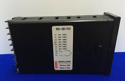 CONTROLADOR DE TEMPERATURA WATLOW CONTROLS 985A-1BB0-0000 985A1BB00000 REV E