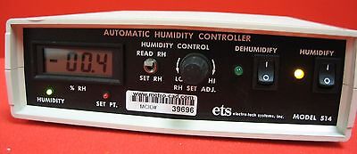 ELECTROTECH SYSTEMS ETS MODEL 514 AUTOMATIC HUMIDITY CONTROLLER