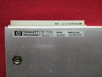 HP HEWLETT PACKARD E1328A,SN 3017A-02378,4-Channel D / A Converter