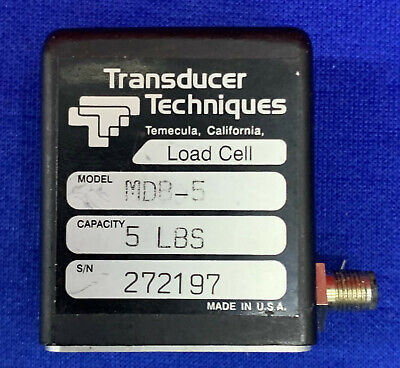 Lot of 2 Transducer Techniques MDB-5 Load Cell / Capacity 5lbs