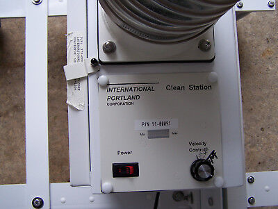 INTERNATIONAL PORTLAND PORTABLE HEPA FILTER LAMINAR AIR FLOW STATION MODEL 250