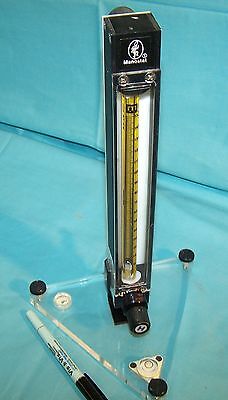 MANOSTAT TF  TF TEFLON FLOWMETER MAX 60 PSIG MAX TEMP 150F 3/8 INLET TUBE