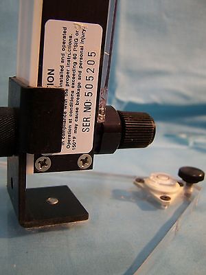 MANOSTAT TF  TF TEFLON FLOWMETER MAX 60 PSIG MAX TEMP 150F 3/8 INLET TUBE