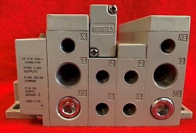 BANCO DE CONJUNTO DE VÁLVULAS NEUMÁTICAS SOLENOIDES NUMATICS 051BA4Z2MN00061 