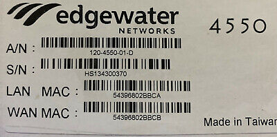 Edgewater Network 4550 Serie 120-4550-01-D